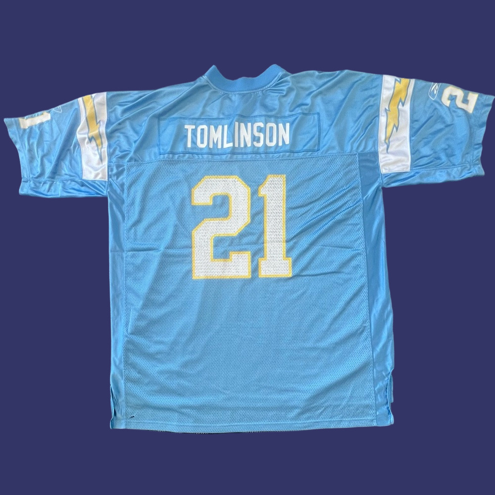 LaDanian Tomlinson San Diego Chargers Reebok Team Apparel Football Jersey